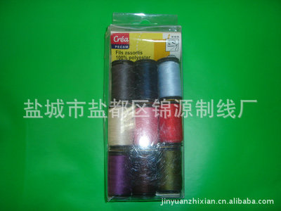 【【支持混批】耐高溫、耐低溫、耐光性好縫402滌綸縫紉線】價格,廠家,圖片,化纖紗線,鹽城市鹽都區錦源制線廠-
